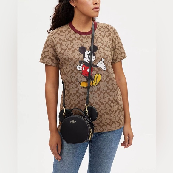 💰SOLD - CM194- Disney X Coach Mickey Mouse Ear Bag - Picture 13 of 13